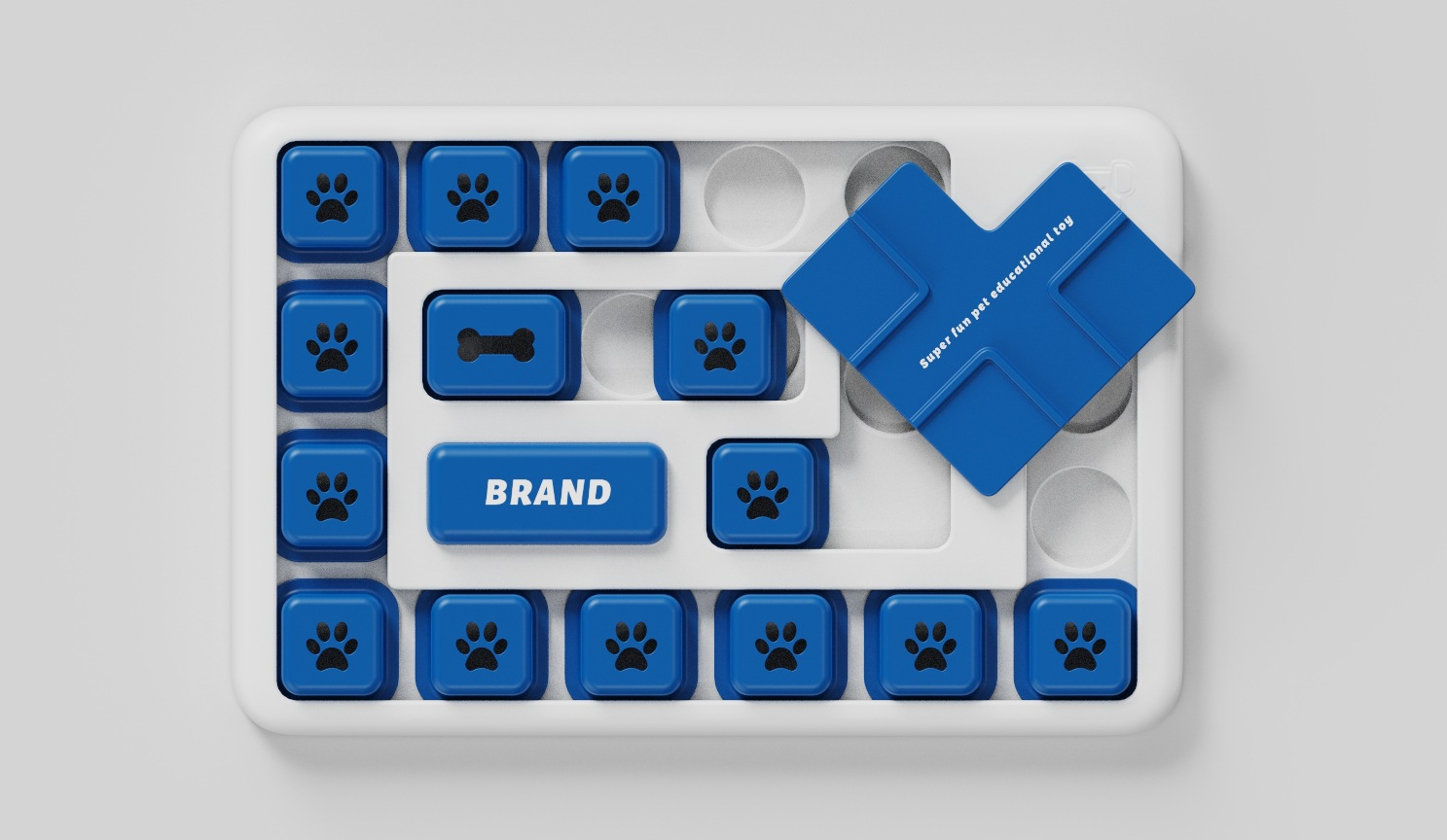 Slow Feeder Puzzle Bowl for Dogs — Stops Fast Eating