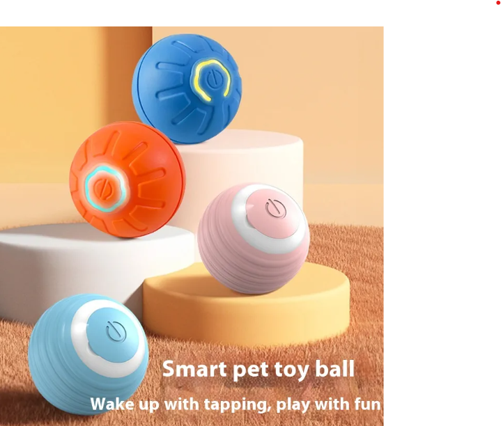 Smart Interactive Dog Ball — Auto Roll & Bounce