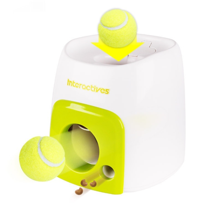 Treat-Toss Reward Machine for Dogs