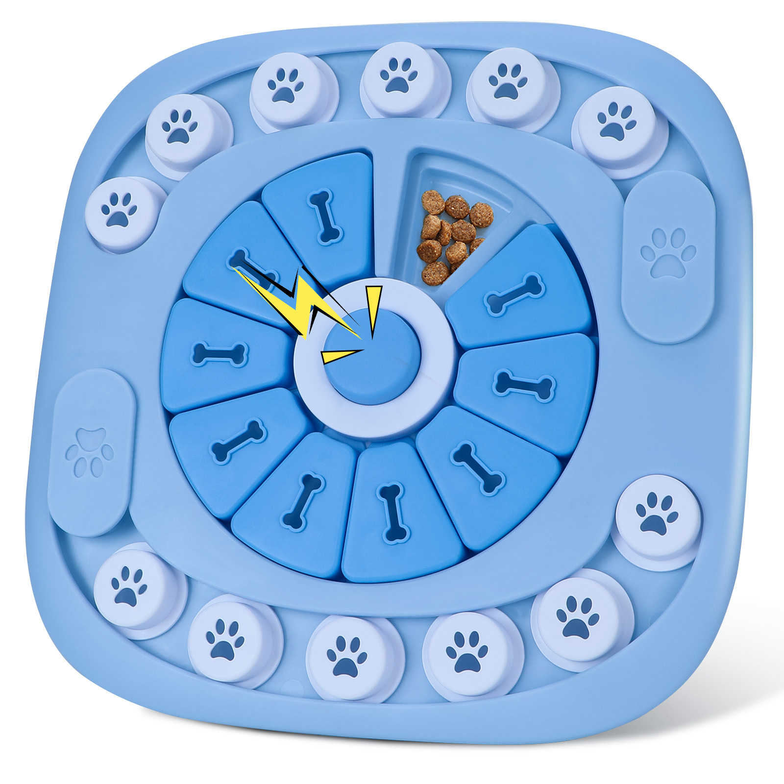 Slow Feeder Puzzle Bowl for Dogs — Stops Fast Eating
