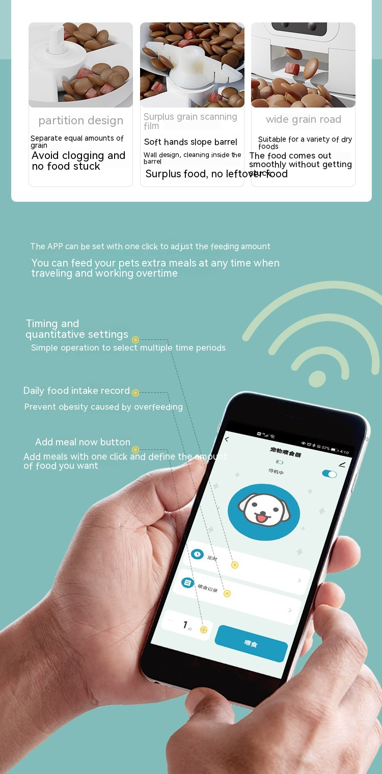 Automatic Dog Feeder 6L — Programmable Meals