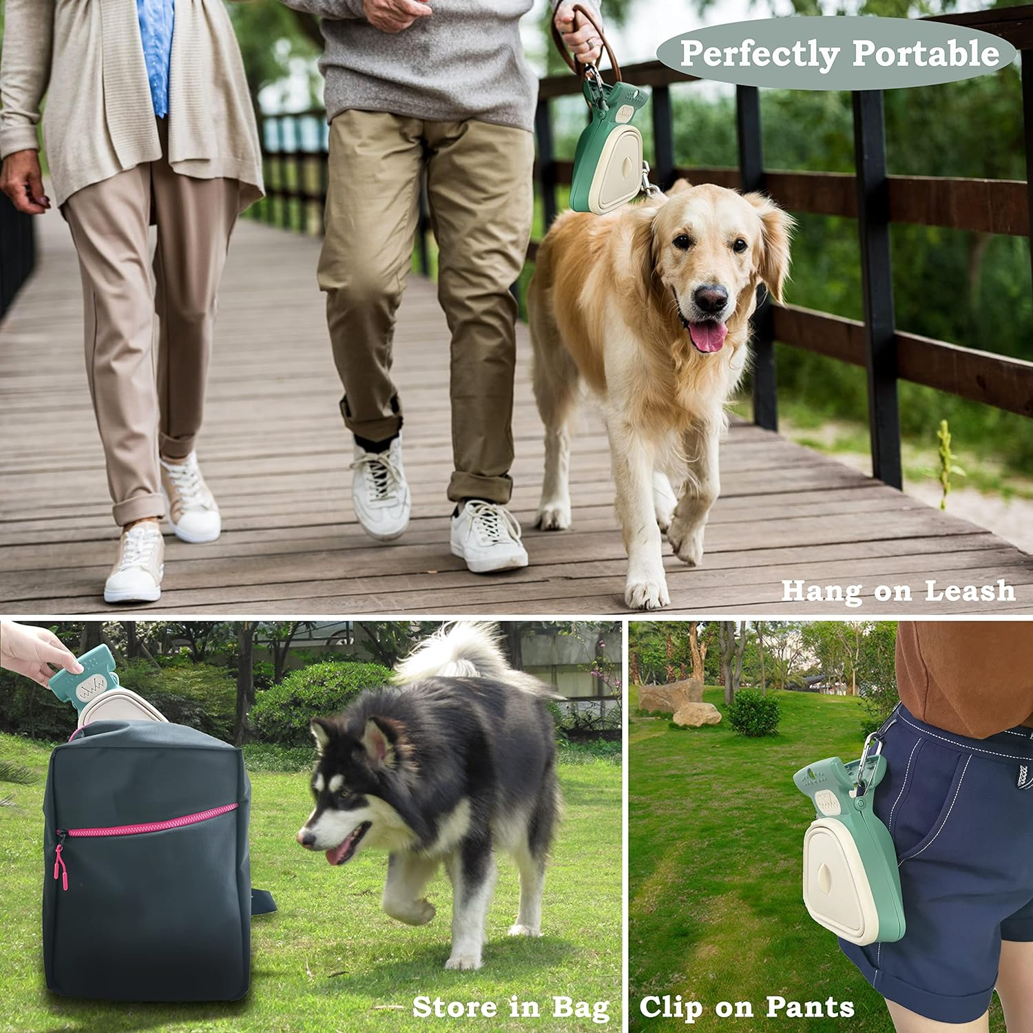 No-Touch Dog Poop Scooper with Bag Dispenser