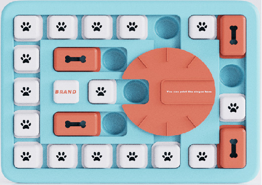 Slow Feeder Puzzle Bowl for Dogs — Stops Fast Eating
