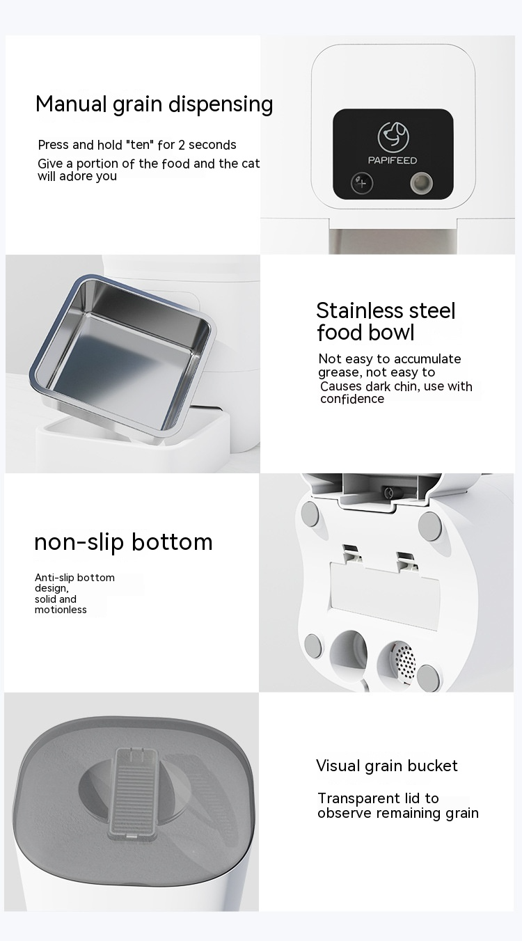 Automatic Dog Feeder 6L — Programmable Meals