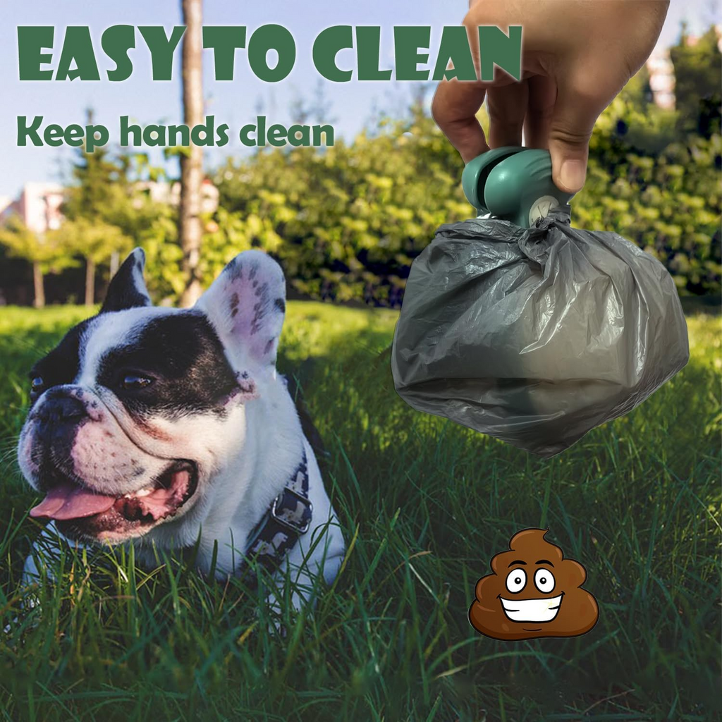 No-Touch Dog Poop Scooper with Bag Dispenser