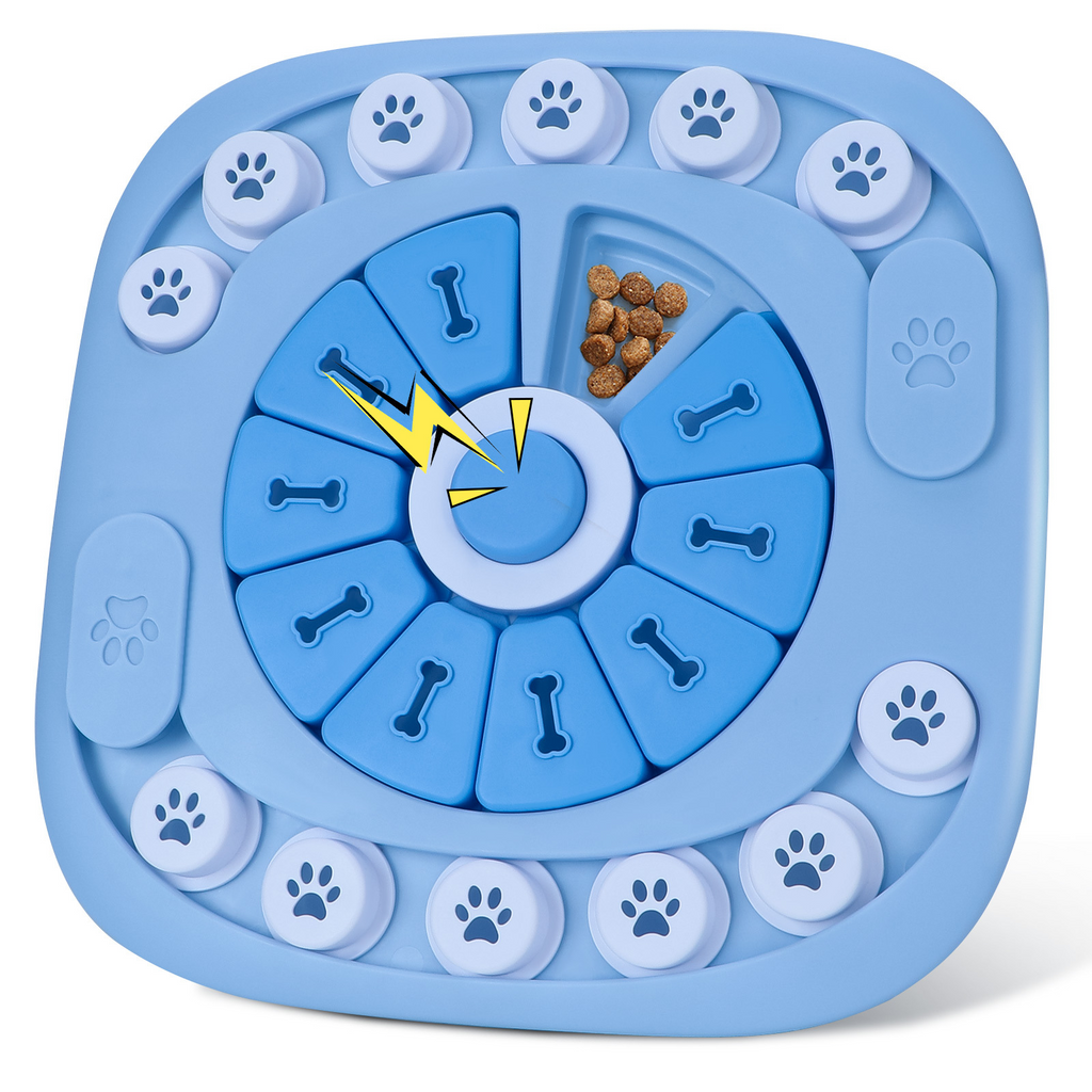 Slow Feeder Puzzle Bowl for Dogs — Stops Fast Eating